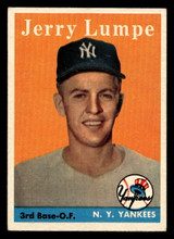1958 Topps #193 Jerry Lumpe Excellent+ RC Rookie  ID: 466074