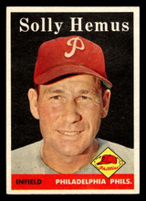 1958 Topps #207 Solly Hemus Excellent+  ID: 466095