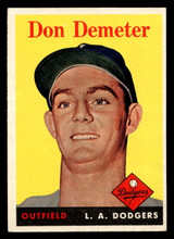 1958 Topps #244 Don Demeter Ex-Mint RC Rookie 1958 Topps #244 Don Demeter Ex-Mint RC Rookie