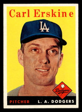 1958 Topps #258 Carl Erskine Excellent+ ID: 466153 1958 Topps #258 Carl Erskine Excellent+ ID: 466153