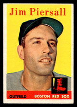 1958 Topps #280 Jim Piersall Excellent+ ID: 466173 1958 Topps #280 Jim Piersall Excellent+ ID: 466173