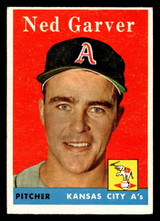 1958 Topps #292 Ned Garver Excellent+ ID: 466196 1958 Topps #292 Ned Garver Excellent+ ID: 466196
