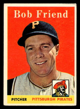 1958 Topps #315 Bob Friend Very Good ID: 466266 1958 Topps #315 Bob Friend Very Good ID: 466266