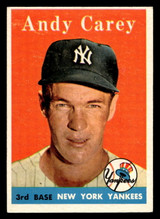 1958 Topps #333 Andy Carey Excellent+ 1958 Topps #333 Andy Carey Excellent+