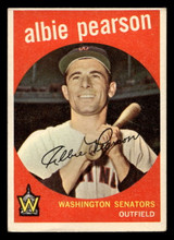 1959 Topps #4 Albie Pearson Excellent  ID: 466530