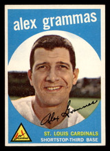 1959 Topps #6 Alex Grammas UER Ex-Mint  ID: 466531