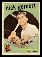 1959 Topps #13 Dick Gernert UER Very Good  ID: 466553