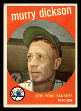 1959 Topps #23 Murry Dickson VG-EX  ID: 466578