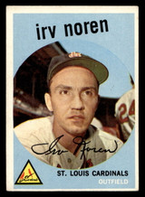 1959 Topps #59 Irv Noren Excellent ID: 466658 1959 Topps #59 Irv Noren Excellent ID: 466658