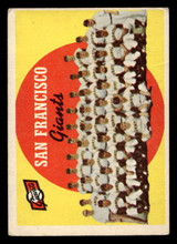 1959 Topps #69 Giants Checklist 89-176 G-VG Marked  ID: 466688