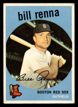 1959 Topps #72 Bill Renna UER Excellent ID: 466702 1959 Topps #72 Bill Renna UER Excellent ID: 466702