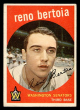 1959 Topps #84 Reno Bertoia Very Good  ID: 466725