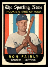 1959 Topps #125 Ron Fairly Very Good RC Rookie  ID: 466814