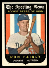 1959 Topps #125 Ron Fairly VG-EX RC Rookie 1959 Topps #125 Ron Fairly VG-EX RC Rookie