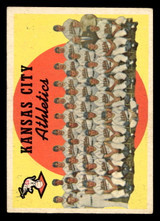 1959 Topps #172 A's Checklist 177-242 Excellent+  ID: 466863