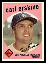1959 Topps #217 Carl Erskine Near Mint 1959 Topps #217 Carl Erskine Near Mint