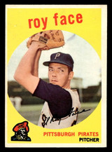 1959 Topps #339 Roy Face Ex-Mint ID: 467114 1959 Topps #339 Roy Face Ex-Mint ID: 467114