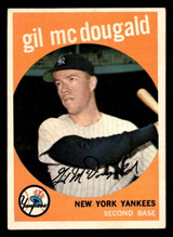 1959 Topps #345 Gil McDougald Excellent+ ID: 467119 1959 Topps #345 Gil McDougald Excellent+ ID: 467119