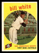 1959 Topps #359 Bill White Very Good RC Rookie ID: 467143 1959 Topps #359 Bill White Very Good RC Rookie ID: 467143