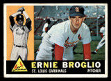 1960 Topps #16 Ernie Broglio Very Good  ID: 467464