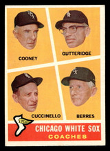 1960 Topps #458 White Sox Coaches Excellent+  ID: 467944