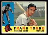 1960 Topps #478 Frank Torre Very Good  ID: 468050