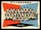1960 Topps #484 Pirates Team Checklist 430-495 G-VG Marked  ID: 468059