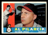 1960 Topps #498 Al Pilarcik Excellent  ID: 468086