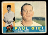 1960 Topps #526 Paul Giel Good 