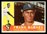 1960 Topps #538 Frank Barnes Excellent+ RC Rookie  ID: 468192