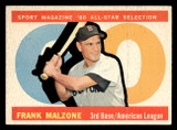 1960 Topps #557 Frank Malzone AS Excellent+ ID: 468232 1960 Topps #557 Frank Malzone AS Excellent+ ID: 468232