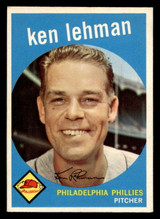 1959 Topps #31 Ken Lehman UER Excellent+ ID: 468256 1959 Topps #31 Ken Lehman UER Excellent+ ID: 468256