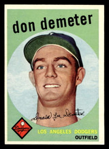 1959 Topps #324 Don Demeter Ex-Mint 1959 Topps #324 Don Demeter Ex-Mint