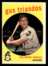 1959 Topps #330 Gus Triandos UER Excellent ID: 468393 1959 Topps #330 Gus Triandos UER Excellent ID: 468393