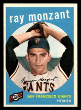 1959 Topps #332 Ray Monzant Near Mint ID: 468395 1959 Topps #332 Ray Monzant Near Mint ID: 468395