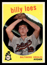 1959 Topps #336 Billy Loes UER Near Mint+ Traded 1959 Topps #336 Billy Loes UER Near Mint+ Traded