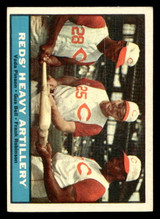 1961 Topps #25 Vada Pinson/Gus Bell/Frank Robinson Reds' Heavy Artillery Excellent+ ID: 468576 1961 Topps #25 Vada Pinson/Gus Bell/Frank Robinson Reds' Heavy Artillery Excellent+ ID: 468576