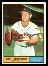 1961 Topps #57 Marv Throneberry Excellent+ ID: 468641 1961 Topps #57 Marv Throneberry Excellent+ ID: 468641
