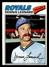 1977 O-Pee-Chee #91 Dennis Leonard Near Mint OPC 