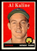 1958 Topps #70 Al Kaline Ex-Mint White Letters 1958 Topps #70 Al Kaline Ex-Mint White Letters