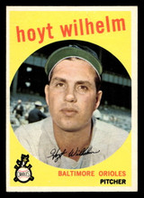 1959 Topps #349 Hoyt Wilhelm UER Near Mint ID: 469111 1959 Topps #349 Hoyt Wilhelm UER Near Mint ID: 469111
