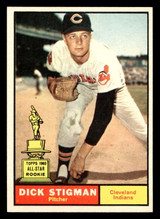 1961 Topps #77 Dick Stigman Near Mint ID: 469292 1961 Topps #77 Dick Stigman Near Mint ID: 469292