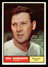 1961 Topps #92 Hal Naragon Near Mint 1961 Topps #92 Hal Naragon Near Mint