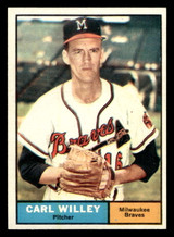 1961 Topps #105 Carl Willey Near Mint ID: 469351 1961 Topps #105 Carl Willey Near Mint ID: 469351
