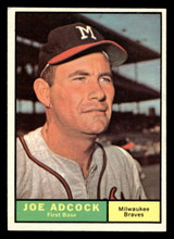 1961 Topps #245 Joe Adcock Ex-Mint ID: 469612 1961 Topps #245 Joe Adcock Ex-Mint ID: 469612