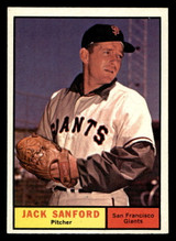 1961 Topps #258 Jack Sanford Ex-Mint ID: 469651 1961 Topps #258 Jack Sanford Ex-Mint ID: 469651
