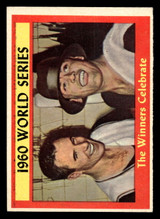 1961 Topps #313 World Series Summary (The Winners Celebrate) Ex-Mint ID: 469789 1961 Topps #313 World Series Summary (The Winners Celebrate) Ex-Mint ID: 469789