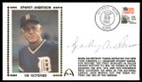 Sparky Anderson Signed Auto FDC First Day Cover Cache Tigers 100 Victories JSA Sparky Anderson Signed Auto FDC First Day Cover Cache Tigers 100 Victories JSA