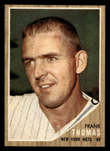 1962 Topps #7 Frank Thomas Near Mint ID: 470195 1962 Topps #7 Frank Thomas Near Mint ID: 470195
