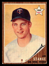 1962 Topps #321 Lee Stange Excellent+ RC Rookie ID: 470650 1962 Topps #321 Lee Stange Excellent+ RC Rookie ID: 470650